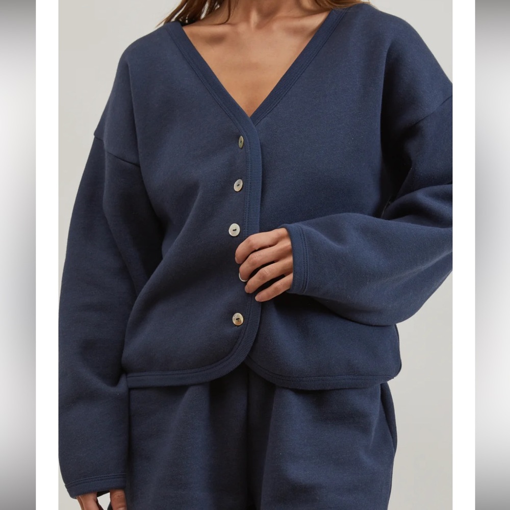 DONNI fleece cardigan